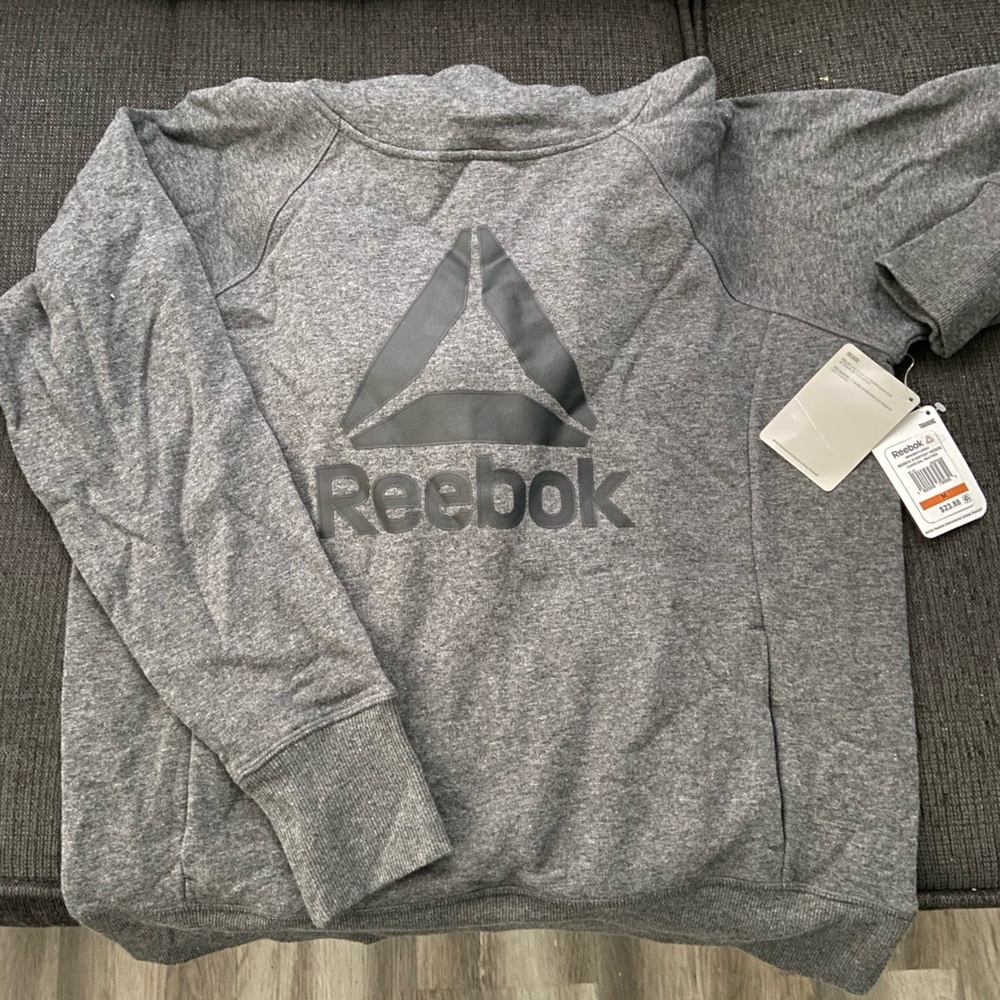 A brand new Gray Reebok Hoodie